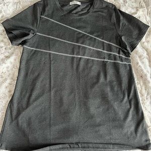 Dark gray workout tee